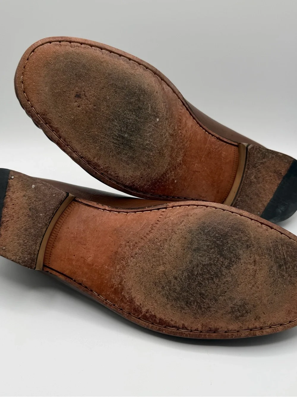 Meeting Street Brown Leather Tassel Kiltie Loafers Moc Toe Dress Shoes Men’s 11M